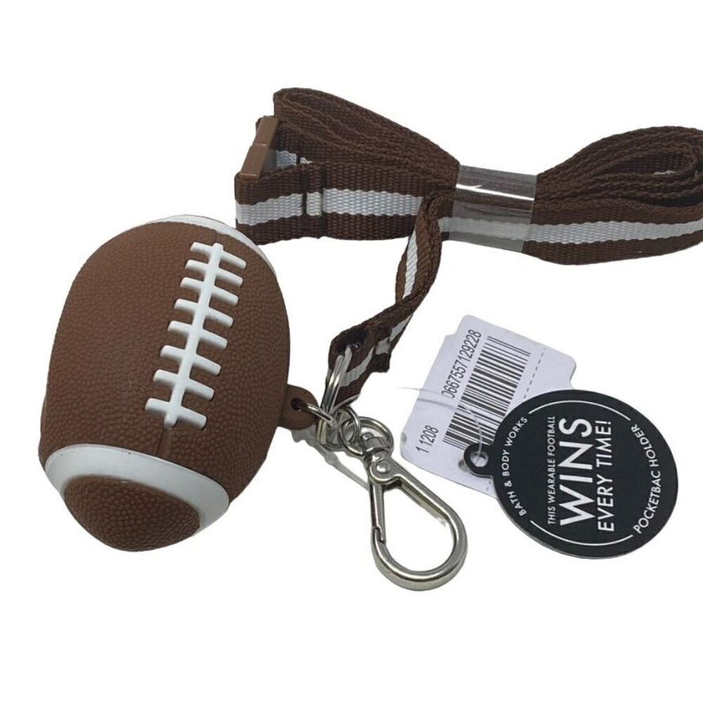 Bath & Body Works Football Wearable Lanyard Holder NWT As Is - Picture 7 of 7